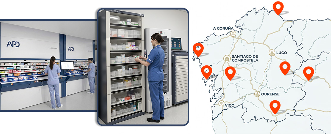 El Servicio Gallego de Salud confía en APD para mejorar la logística del medicamento en los Hospitales de Galicia